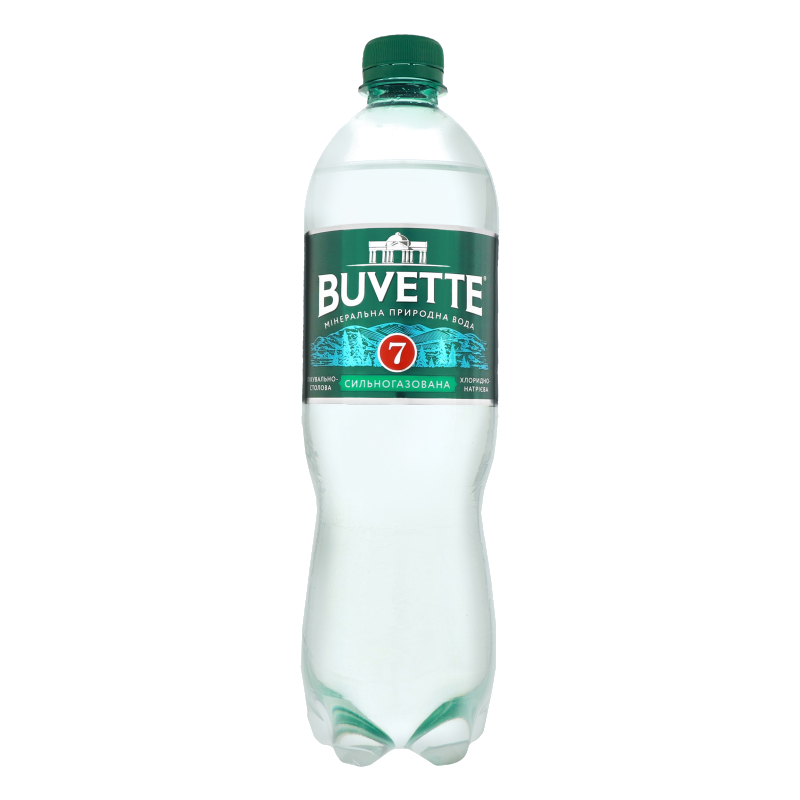 Вода мінеральна BUVETTE №7, сильногазована, 0,75л